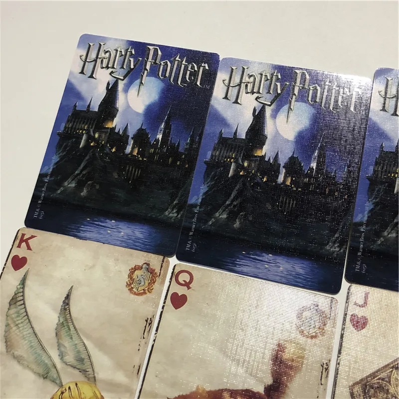 Harri Potter Playing Cards Harry Hogwarts Funny Movie Cards for Board Game Beautiful Card Game Collection English Poker Card 