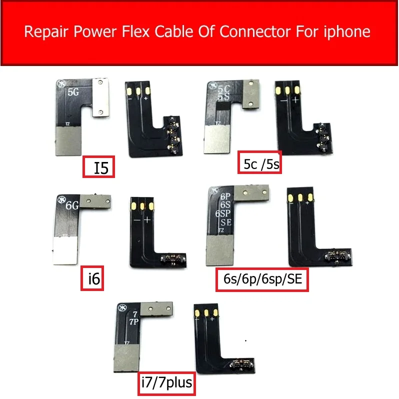 Ремонт порта питания гибкий кабель разъема для iPhone 5 5c 5s se 6 6s 7 plus разъем гибкая