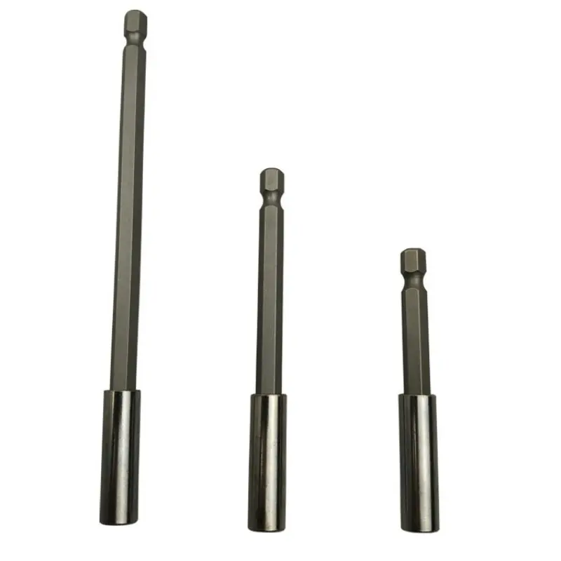 

Magnetic Bit Holders 1/4" Hexagon Screwdriver Drill Screwdriver Bit Long Extension Bar Quick Change Tools