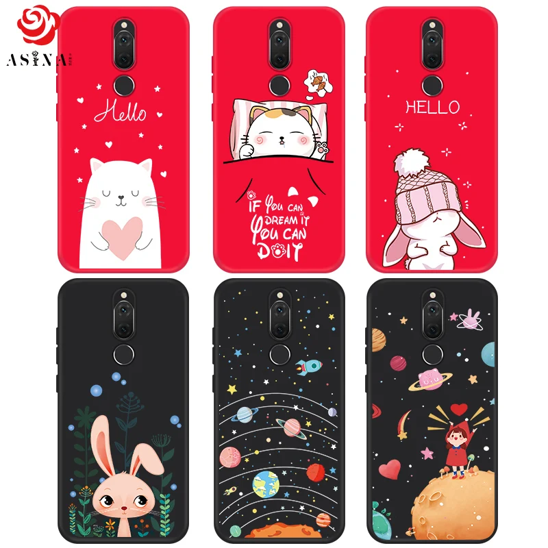 

ASINA Cartoon Silicone Case For Huawei Mate 10 Lite Funda 3D Relief Shockproof Bumper For Huawei Nova 2i 3 3i Mate 20 Lite