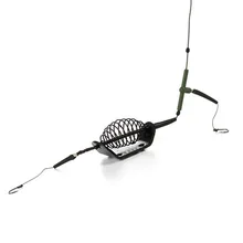 20 г-80 г 1 шт. рыболовная клетка для приманки проволока из нержавеющей стали поворотный с крючками кормушка для ловли карпа рыболовные снасти аксессуары