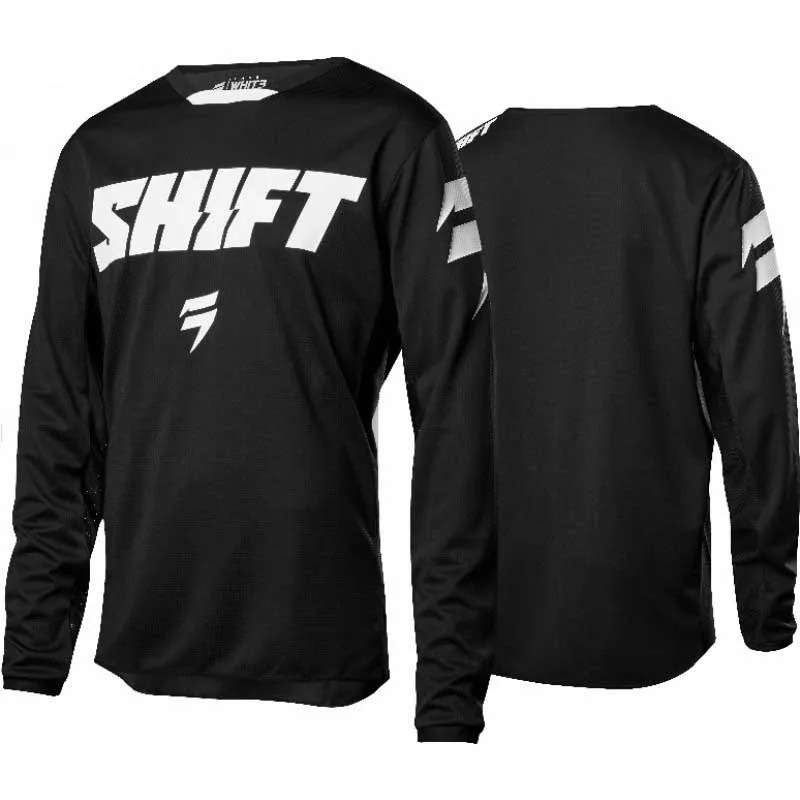 

2019 SHIFT Moto Jersey DH MX BMX Mountain Bike fo moto Jersey/Motocross ATV Cross-Country Racing moto Breathable Mens Shirt