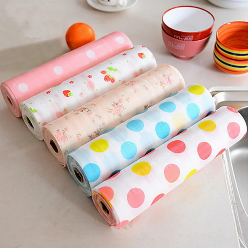 

3m*30cm Cute Print Waterproof Non-Slip Heat-insulated Antiskid Cup Table Mat Kitchen Drawer Dinning Bowl Pad Mat