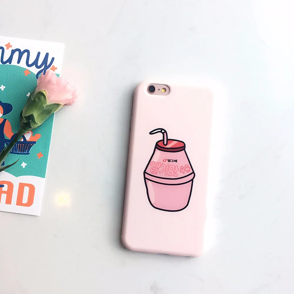 Lucu Bergaya Pastel Permen Doodle Warna Pink Peach Jus Matt Lembut