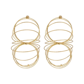 

2019 jewelry fashion personality exaggerated geometric earrings female ring long earrings earrings female