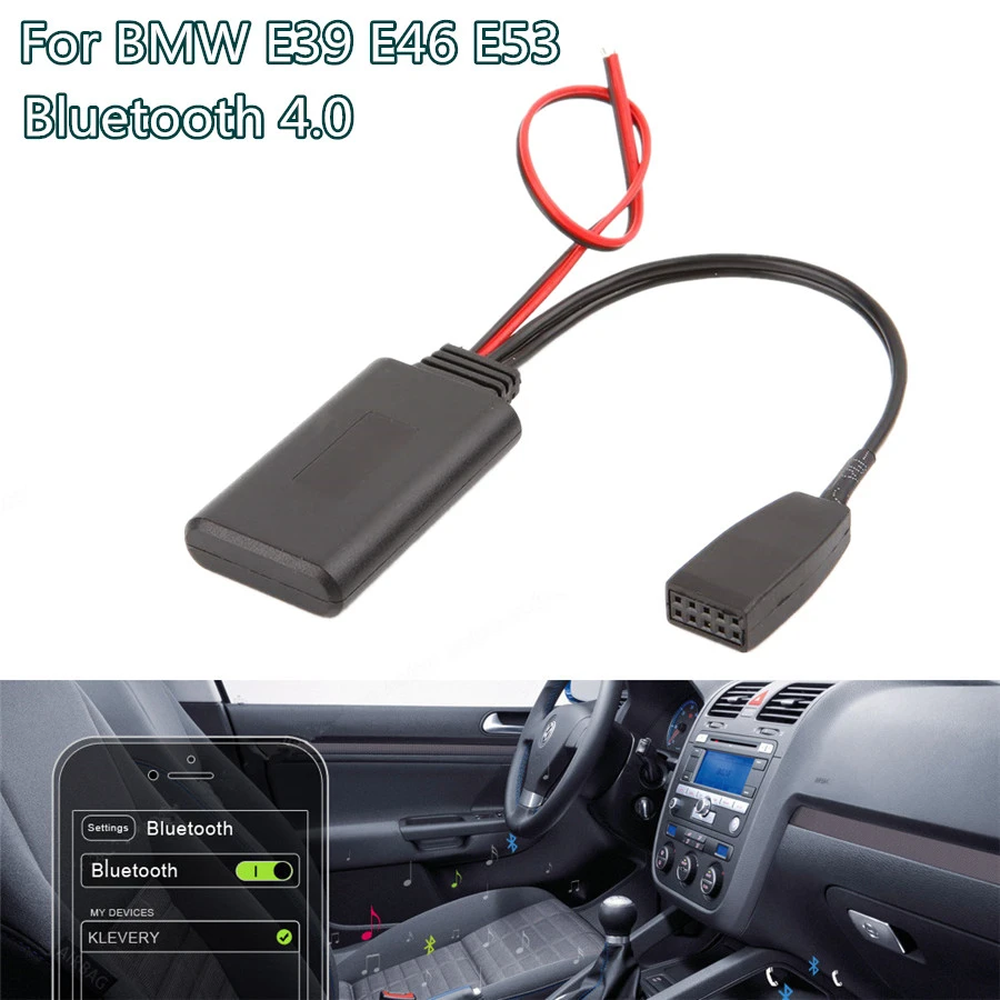 Автомобильный модуль Bluetooth Aux кабель-приемник адаптер для BMW E39 E46 E53 бизнес CD головного устройства