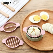 pop sapce Egg Slicer Cutter Cooking Tool Multifunctional Wheat Straw Mold Flower Edges Cutter Artifact font