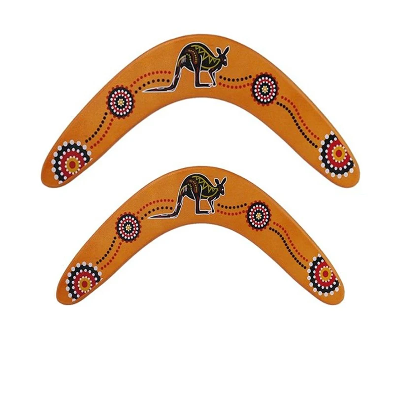 price cut 1pcs Outdoor Sports Wood Professional Boomerang Dart Back V-Shaped Dart Flying Disc Toys For Kids G