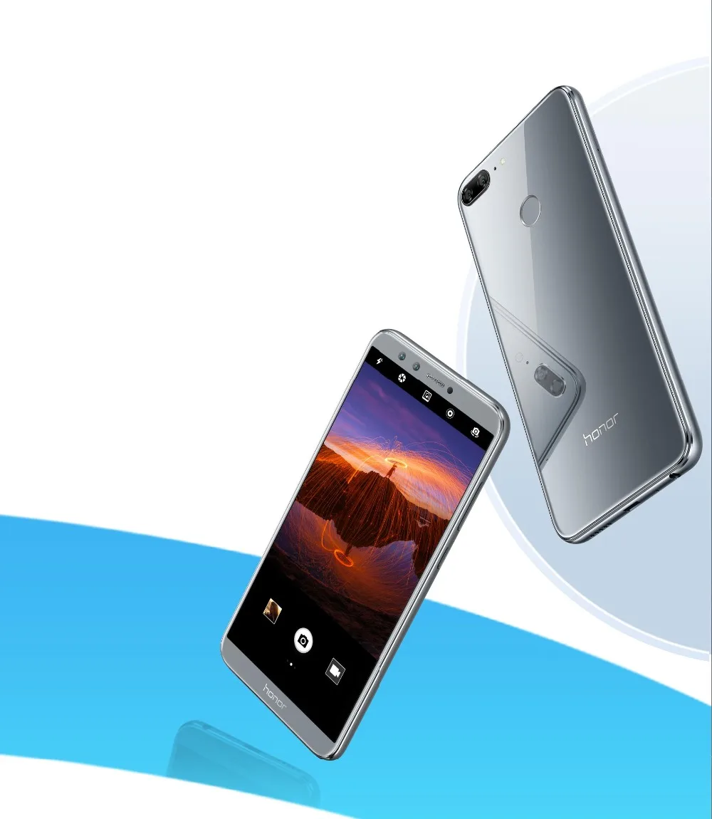 Официальный мобильный телефон Honor 9 Lite с глобальной прошивкой, 3 ГБ, 32 ГБ, 5,65 дюйма, полноэкранный, Восьмиядерный, двойной, передний, задний, 13,0 МП, 2,0 МП, 3000 мАч