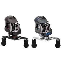 Baitcasing Рыболовная катушка правая левая рука 13+ 1BB 6,3: 1 Магнитная настроенная Тормозная металлическая Рыболовная катушка профессиональная синяя красная практичная