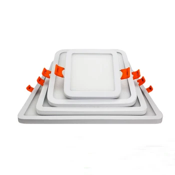

Square Round Panel LED Light Dimmable 10mm Frame width Ultra Thin Lamp 6W 12W 18W 24W 120° Beam angle House Hotel Panel Light