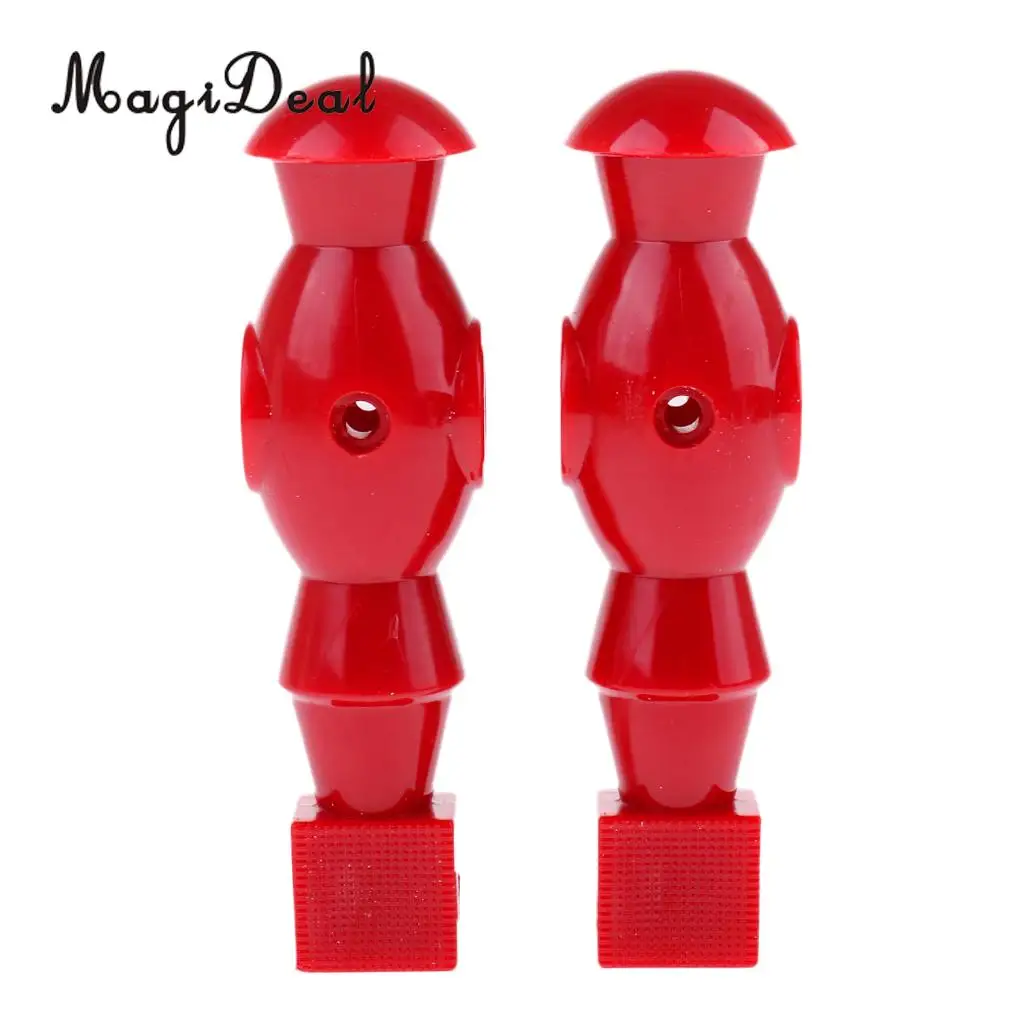 MagiDeal 11 Pieces Table Soccer Player Foosball Table Men Player Foosball Replacement Man Players Parts Red Dark Blue 