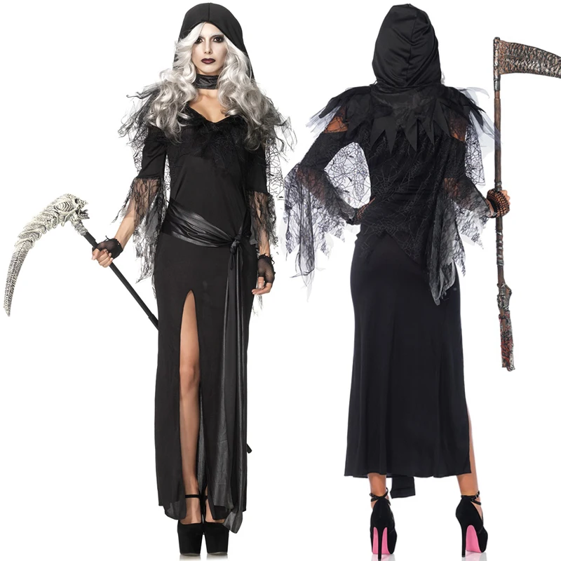 halloween costume female devil sickle ghosts dead gods clothes spider witch clothing sweeps cosplaychina - Spider Witch Halloween Costume halloween costume female devil sickle ghosts dead gods clothes spider witch clothing sweeps cosplaychina - Spider Witch Halloween Costume