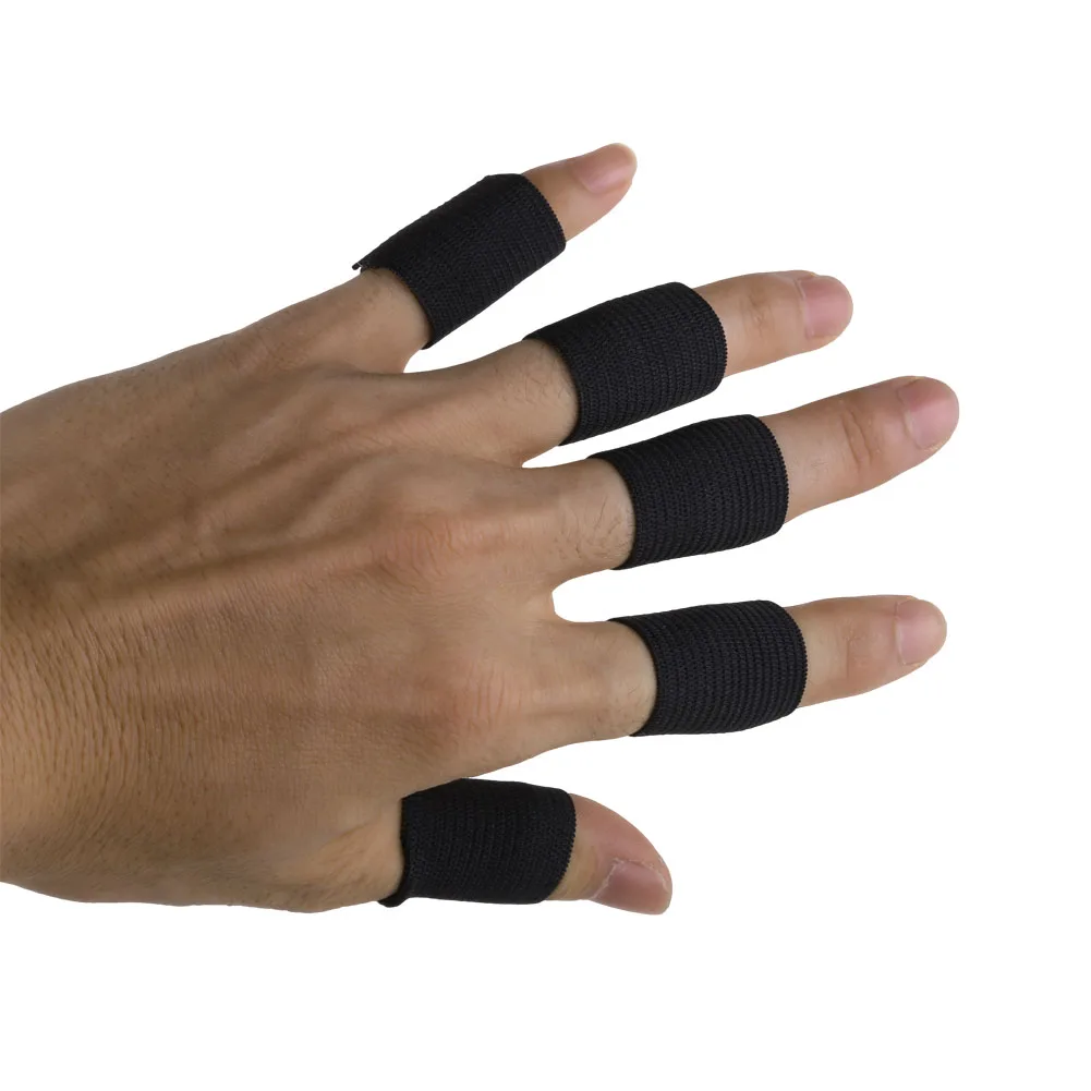 

2019 Hot Sell 10PCS Stretchy Finger Sleeve Support Wrap Arthritis Guard Volleyball Sports Safety Accessorries