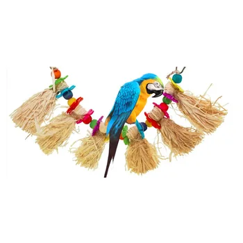 

PipiFren Bird Toys For African Grey Parrots And Pet Cage Accessories Cockatiel Perch Budgie Parakeet Decoration jouet oiseaux