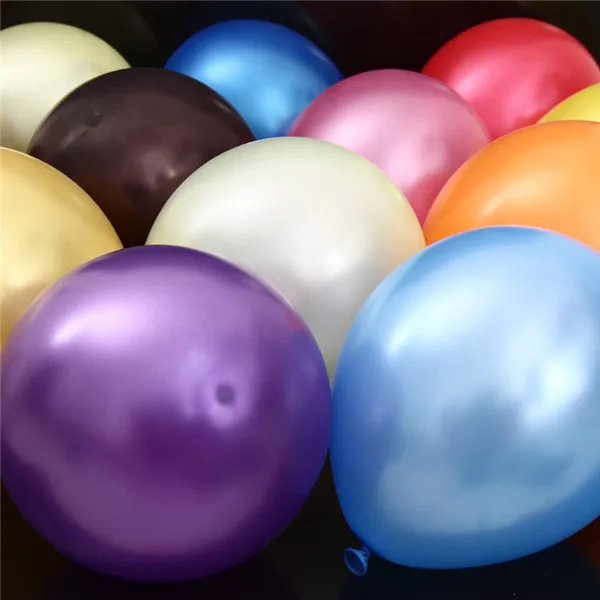 Красные шары 10 шт./лот 12 дюймов латексные шары Надувное свадебное украшение Globos вечерние воздушные шары с днем рождения - Цвет: Multicolor