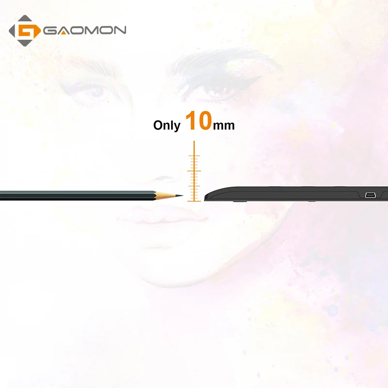  Original GAOMON 12 expresas llaves M106K Digital USB DrawingTablets de edición de fotos de dibujo c