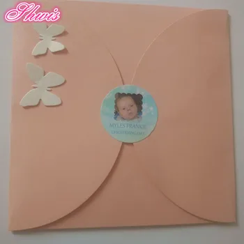 

100pcs 35mm custom stickers for baby shower Birthday Party Supplies baby shower gifts etiquetas personalizadas