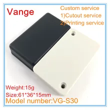 5 шт./лот впрыска чехол IP54 ABS DIY Пластиковый корпус коробки для PCB проект коробка 61*36*15 мм