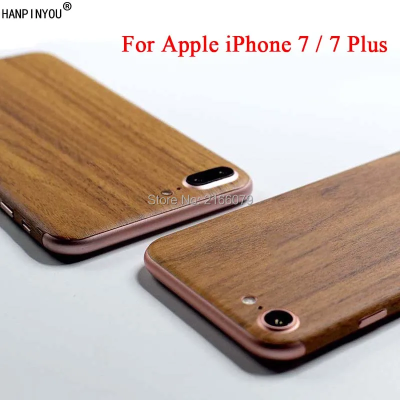 

For Apple iPhone 7 4.7" / 7 Plus 7+ 5.5" Full Body Cover 3D Imitation Wood Grain Protection Skin Decal Sticker (Not a Case)