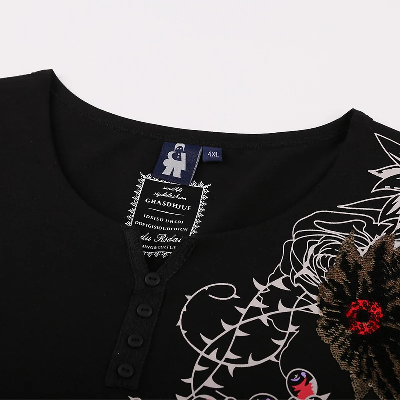 Летняя свободная футболка мужская 5XL 6XL 7XL Повседневная мужская футболка большого размера модная футболка с v-образным вырезом с короткими рукавами большой размер футболка homme