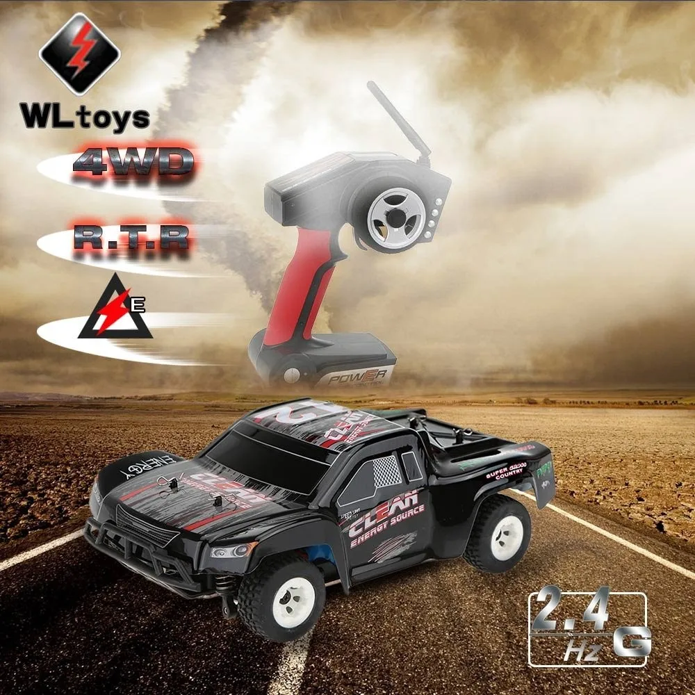 WLtoys A232 1/24 2,4G электрический матовый 4WD RTR RC автомобиль короткий грузовик