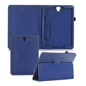

100PCS/Lot Litchi Folio Stand PU Cover Case For Samsung Galaxy Tab S3 9.7 T820 T825 Protection Skin