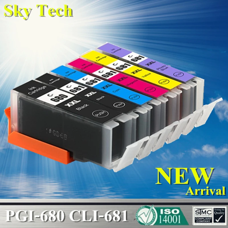 Compatible Ink Cartridges For PGI680 CLI681 , PGI-680 CLI-681 For Canon Pixma TR7560 TR8560 TS6160 TS8160 TS9160 etc [Oceania]