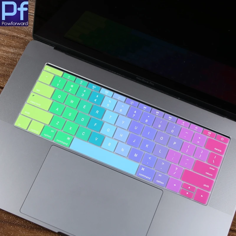 Для Macbook Pro 13 2017 2018 2019 нескользящая панель модель A1708 защитная крышка клавиатуры