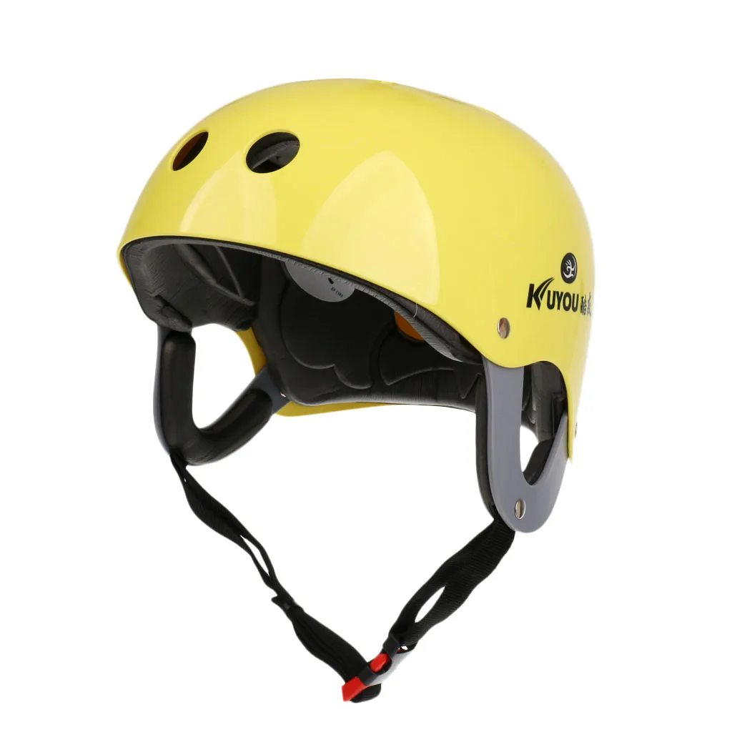 Durable Marine Pro Safety Helmet for Water Sports Kite Wake Board Canoeing Kayaking Rafting Fishing Head Circumference 57-62cm
