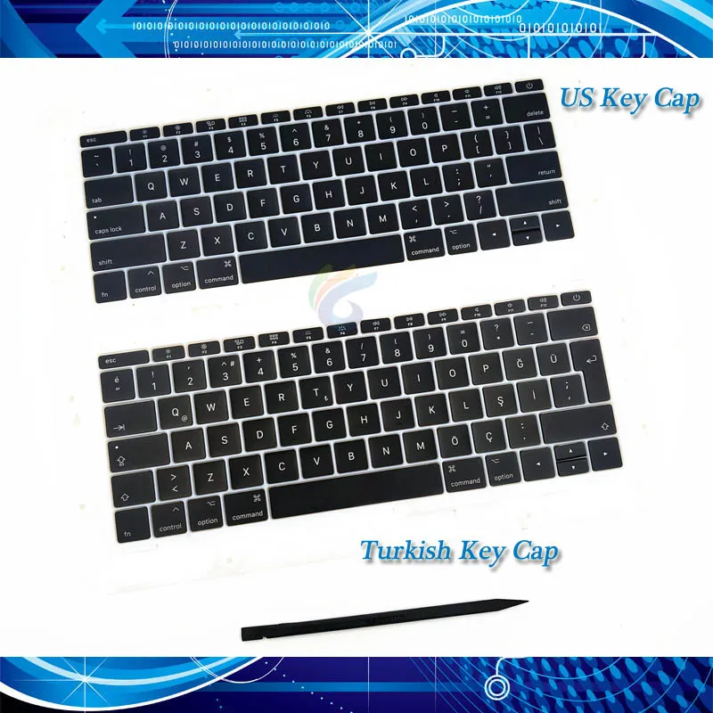 A1708 клавишная крышка с белым зажимом для Macbook Pro 1" retina Key cap US/UK/французский/испанский/немецкий/японский/итальянский/Корейский