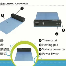 ЖК-разделитель ЖК-стекло нагревательная силиконовая пластина для разделения Digitzer экран мобильного телефона для iPad планшета iPhone samsung Ремонт