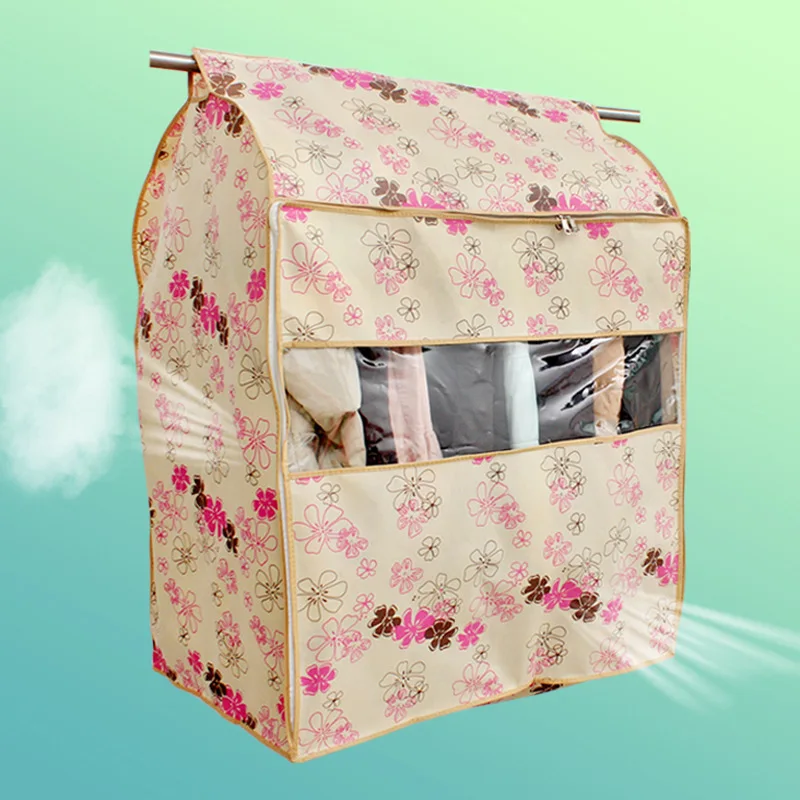 Large Oxford Cloth Hanging Garment Suit Coat Dust Cover Wardrobe Storage Bagin Storage Bags