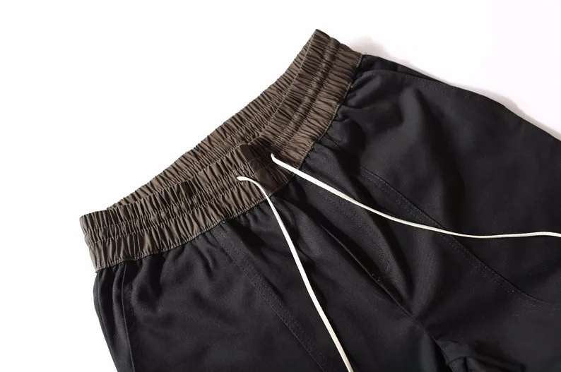 Мужские брюки-джоггеры в Корейском стиле, Мужская европейская городская одежда, черный Канье Уэст Джастин Бибер, гаремное платье на молнии, спортивные штаны, противотуманные