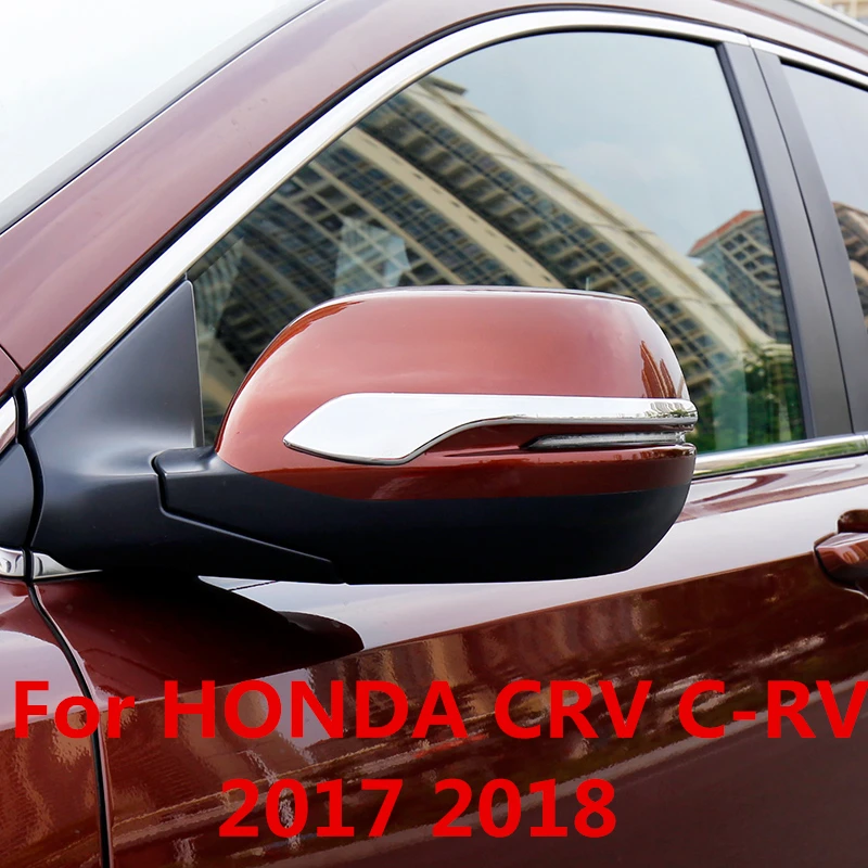 

For HONDA CRV C-RV 2017 2018 Car External Rearview Mirror Cover Sequins Decorative Sticker Auto Accessories Exterior decoration