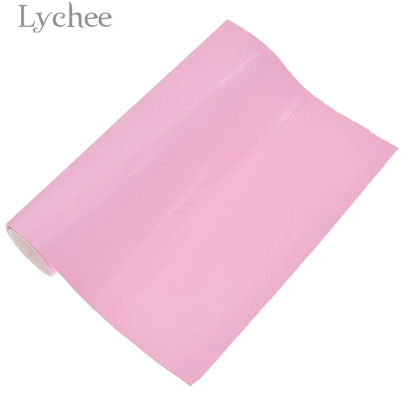 Lychee 21x29 см A4 Гладкая лакированная ткань из искусственной кожи сплошной цвет синтетическая кожа DIY материал для сумки одежды