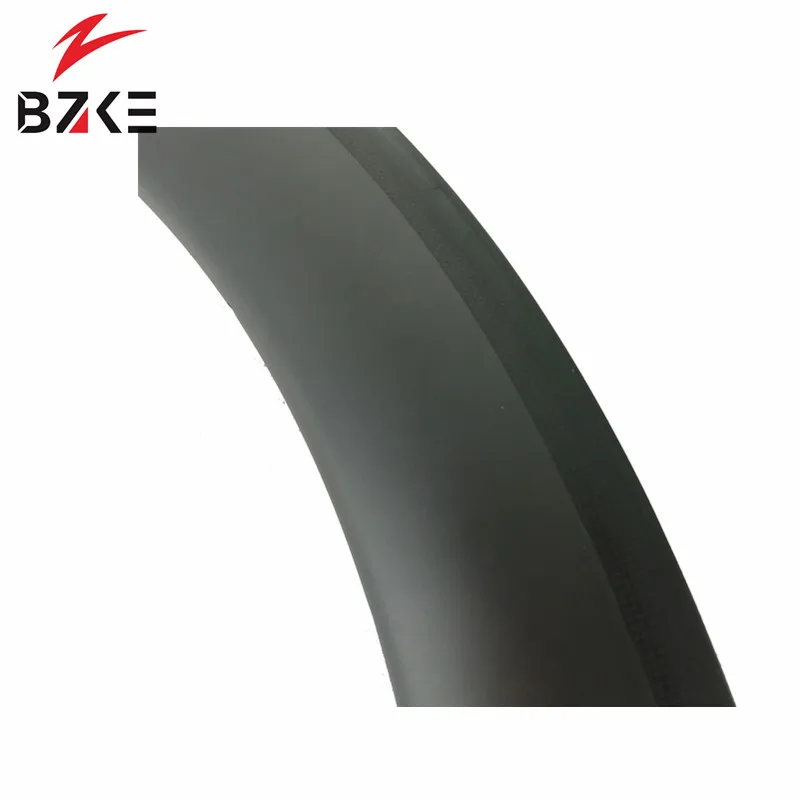 Best BZKE carbon rim for road bike 700c carbon road rim 50mm deep 25mm width chincher or tubeless racing bicycle rims UD 3K finish 5