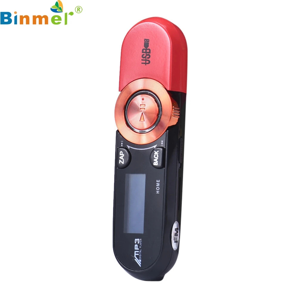 Binmer A18 USB lcd экран 16Гб поддержка флэш TF плеер MP3 музыка fm-радио