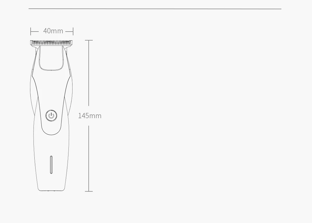 Xiaomi enchen hummingbird electric hair clipper usb charging with low noise hair trimmer with 3 hair brushes black