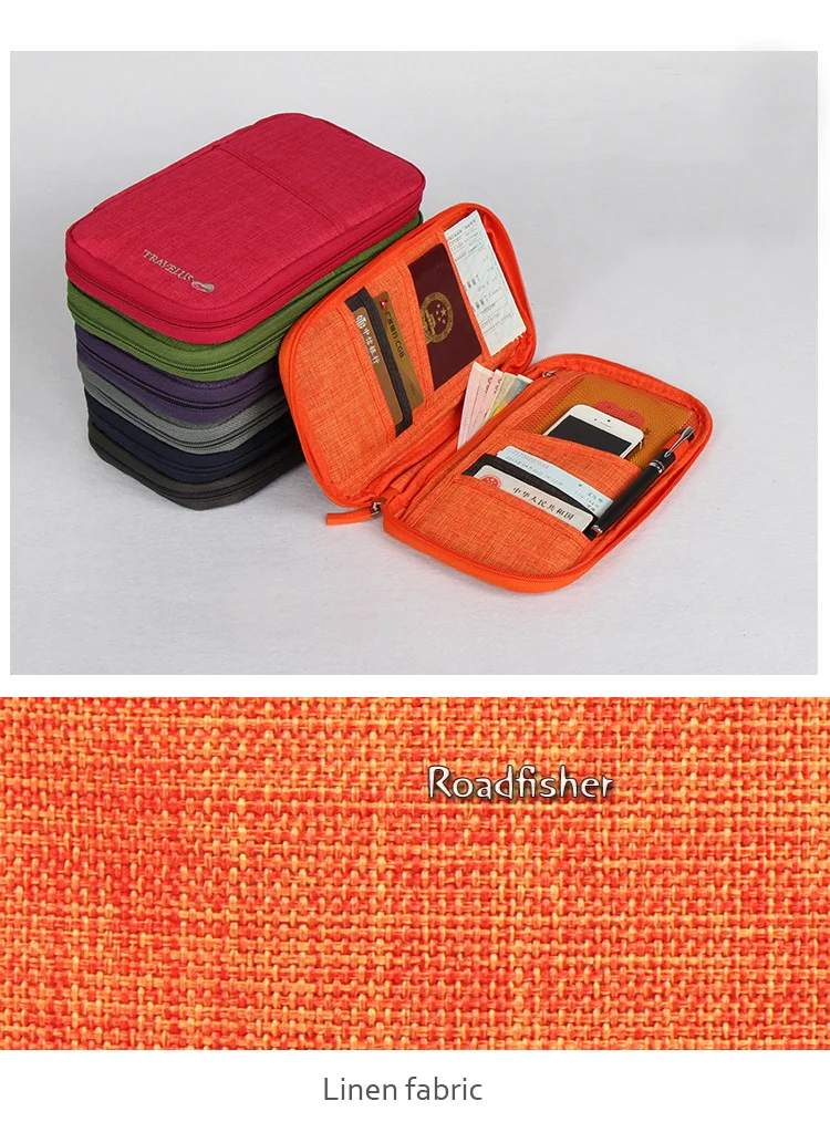 Passport storage bag pocket 13