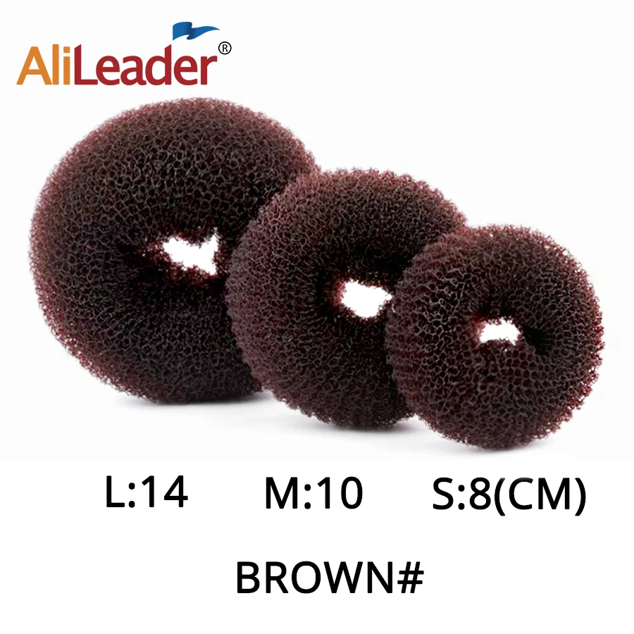 S/M/L النساء شعبية سيدة ماجيك المشكل كعكة دونات صانع الشعر حلقة اكسسوارات أداة تصفيف الشعر الإسفنج للسيدات 1 قطع/3 قطعة/الوحدة