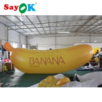 Price 6m Inflatable Banana Model Inflatable Fruit Decoration With Inner Blower For Fruit Shop Party Park Events