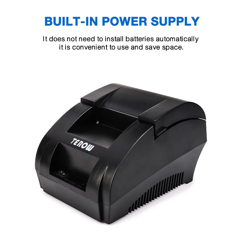 TEROW 5890K Portable Mini 58mm POS Receipt Thermal Printer with USB