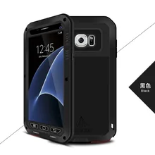 Чехол Love Mei для samsung Galaxy S7 край S7edge G935 G935F G935FD G9350 противоударный металлический Алюминий чехол для S7edge