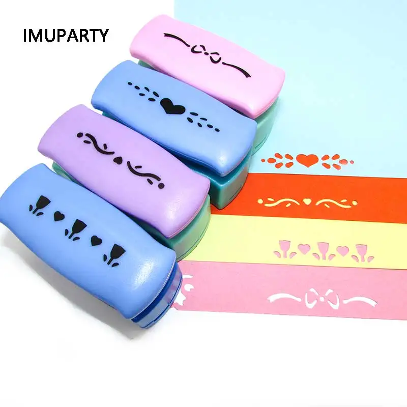 

Border Punch Margin Cutter Embossers Pattern Craft Punchers Scrapbooking Decorations Invitation Cards DIY Handwork Tools 45MM