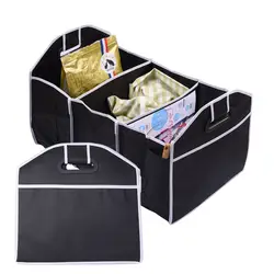 Multi-Применение Черный Авто назад складной ящик для хранения принадлежностей контейнер Сумки автомобиля Портативный Бакалея Сумки