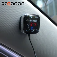 XCGaoon Bluetooth 4.0 Car Kit Handsfree MP3 Player FM Transmitter Support Micro SD Card & Line-in AUX
