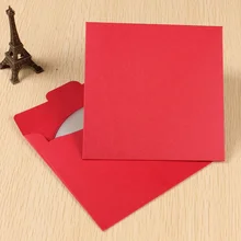 50 X rojo Vintage papel de papel para CD sobres DVD Papar caso CD bolsa bolsas de papel para almacenamiento Cover Holding 1CD sobre (sin CD)