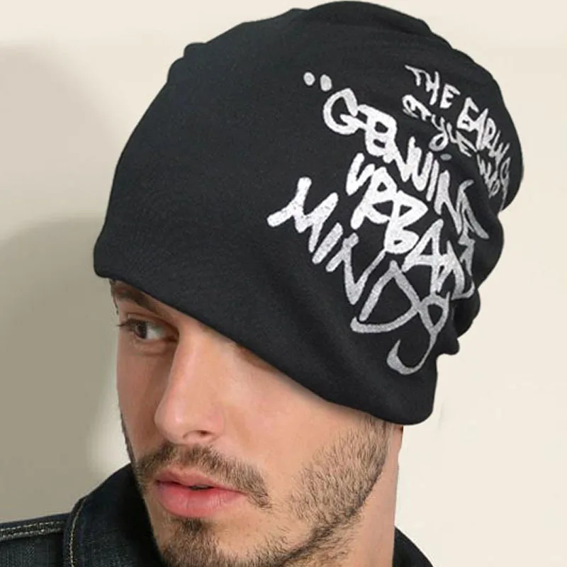 

2016 spring Winter Korean fashion hats new trend of men's and women letters hip hop hijab black hats photography ht212