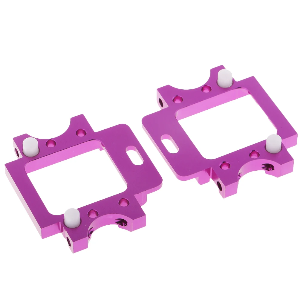 Aluminum Rear Gear Box Mount 2PC for HSP 94103 94123 94111 94107 94108 94170 RC Car Upgrade Parts